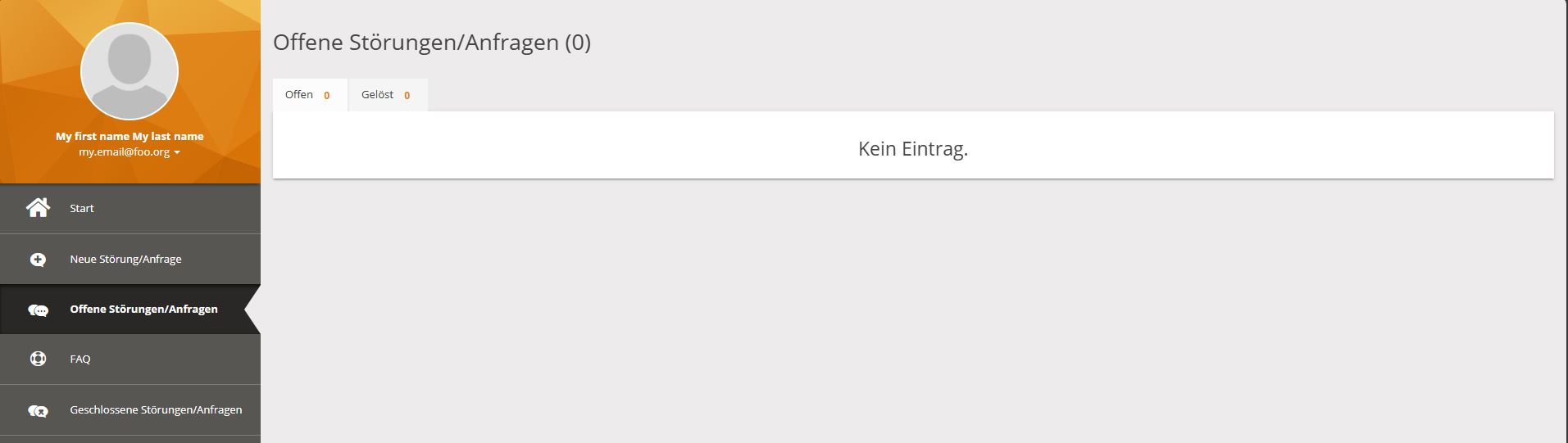 Sreenshot SelfService